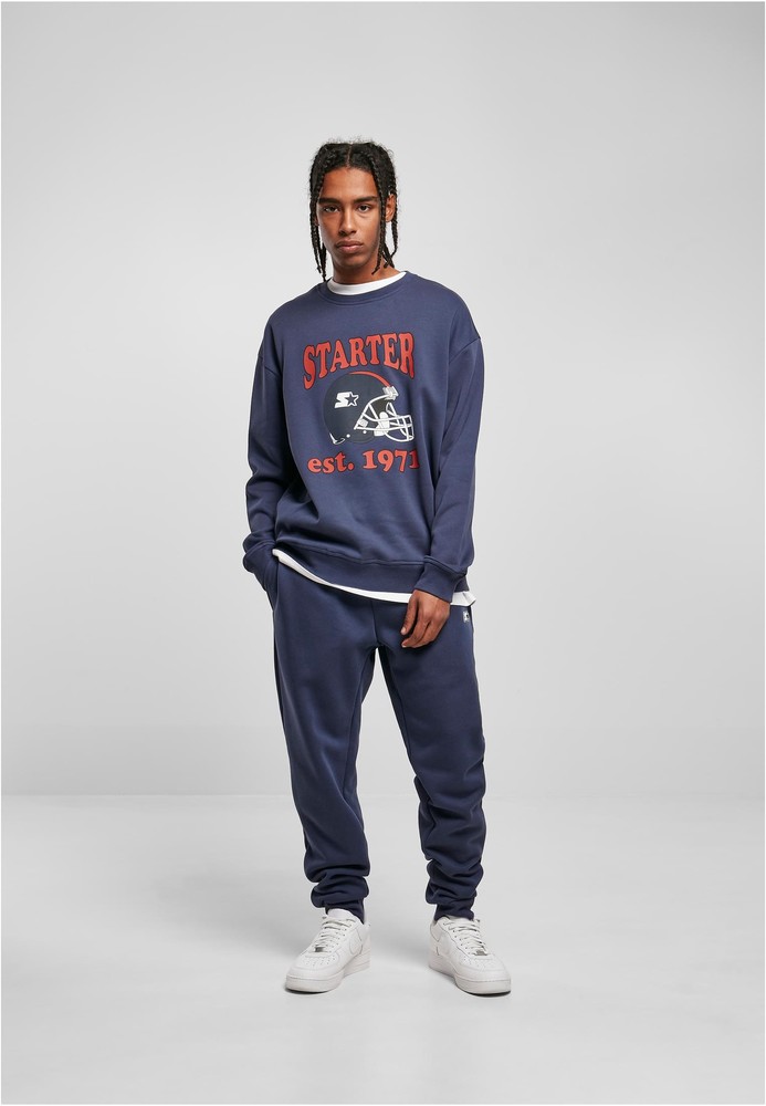 StarterBlackLabelSweatshirtFootballCrewneckDarkblue