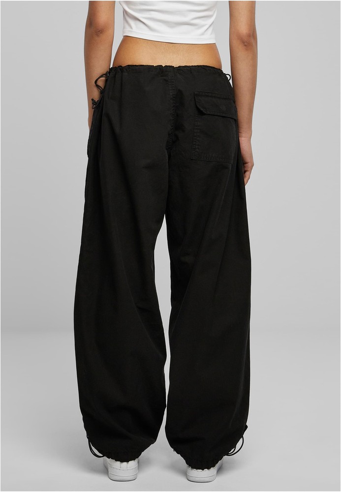 UrbanClassicsDamenHoseLadiesCottonParachutePantsBlack-3XL