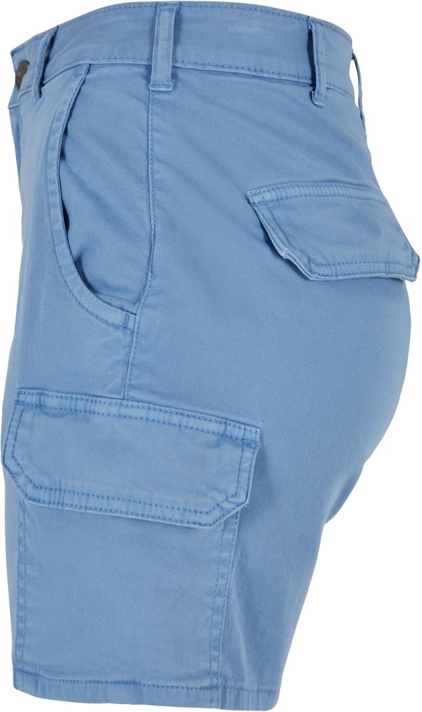 UrbanClassicsDamenLadiesHighWaistCargoShortsHorizonblue-26