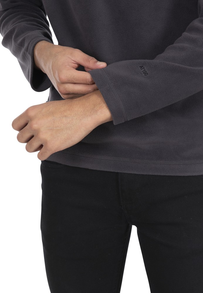 TrespassFleecejackeFleecepulloverBlackford-MaleMicrofleeceAt100DarkGrey-L
