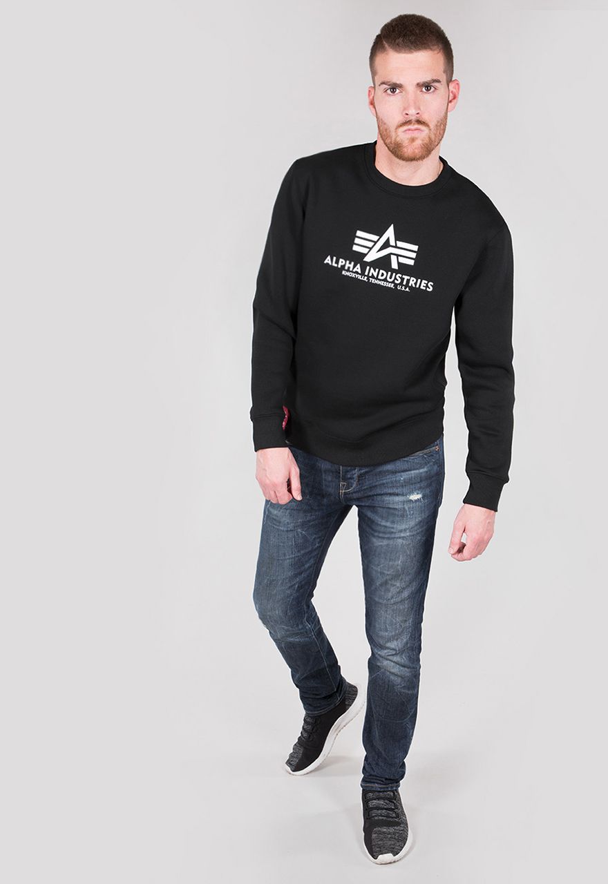 AlphaIndustriesBasicSweaterBlack-2XL