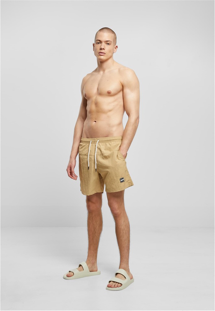 UrbanClassicsBlockSwimShortsUnionbeige-3XL