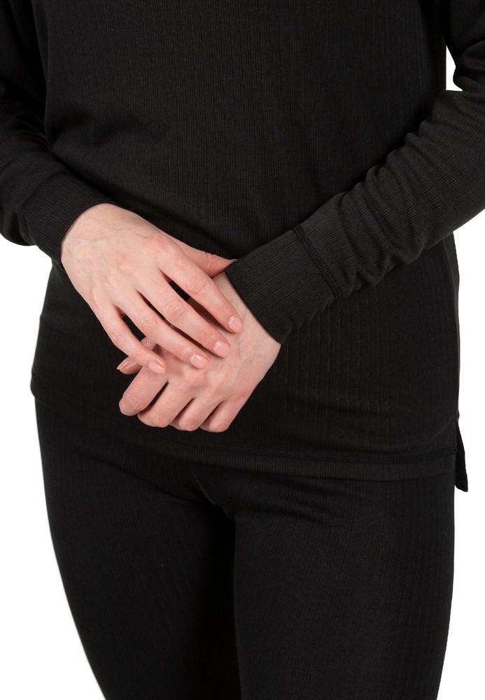TrespassLongsleeveFlex360-AdultsBaseLayerTopBlackX-3XS