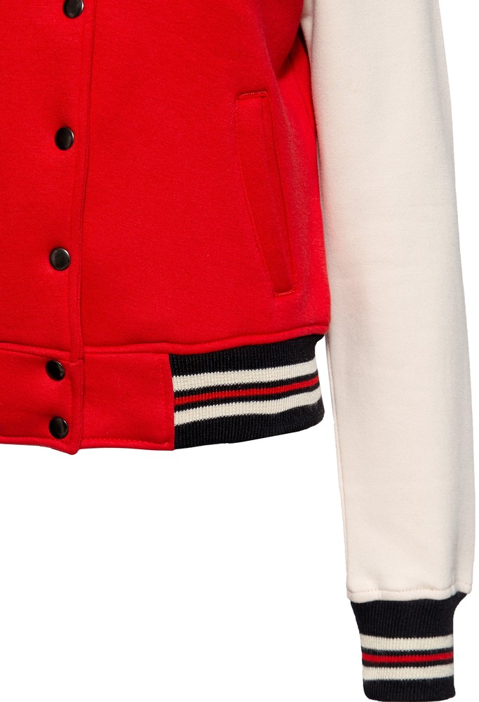 QueenKerosinCollegeSweatjackeQKU24002Rot