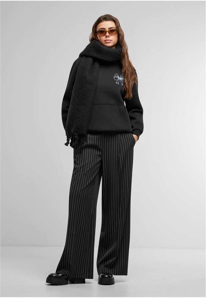 MisterTeeDamenGoodVibesBowLadiesFluffyHoodyMST253