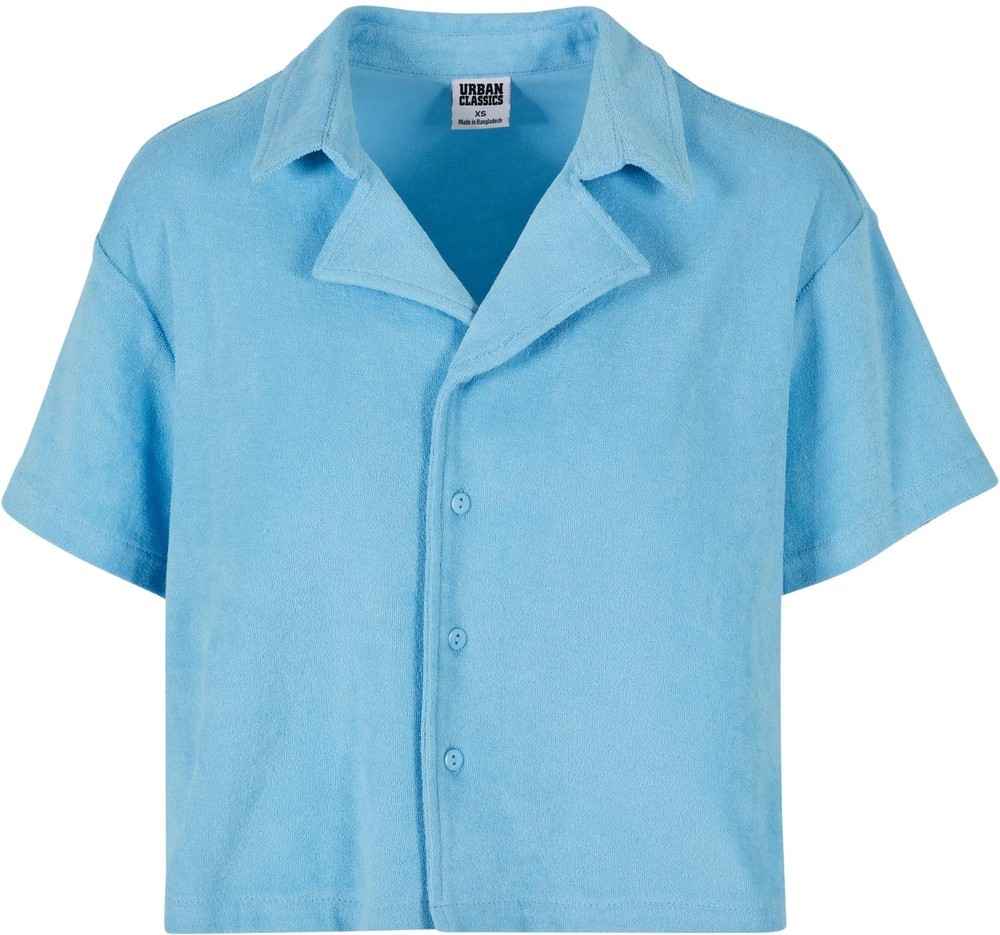 UrbanClassicsDamenLadiesTowelResortShirtBalticblue-3XL