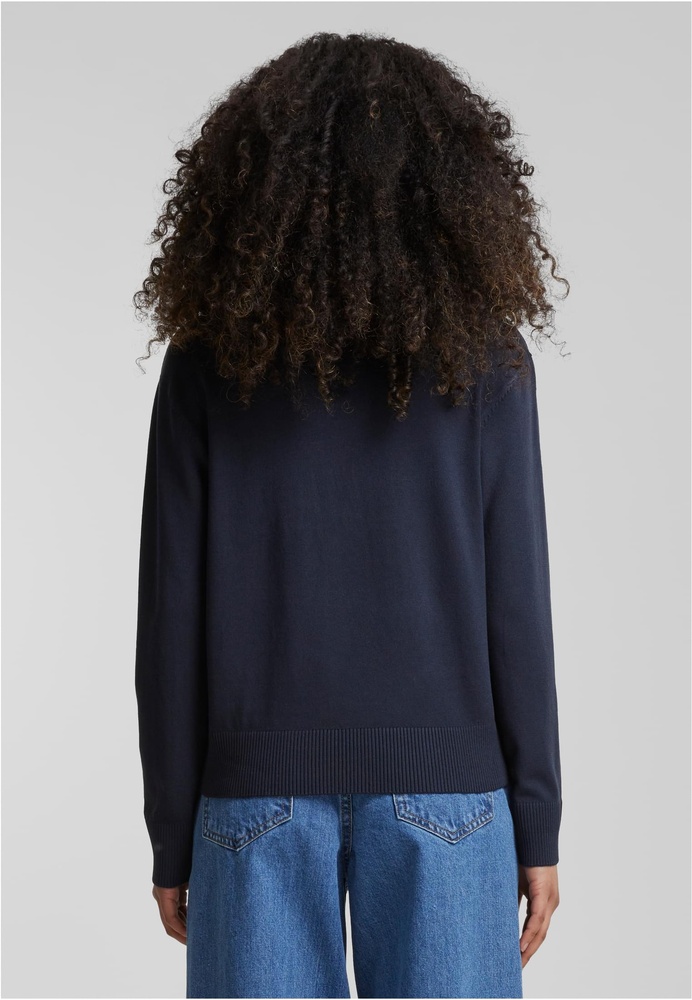 UrbanClassicsDamenLadiesKnittedRoundneckSweaterTB6902Navy-3XL