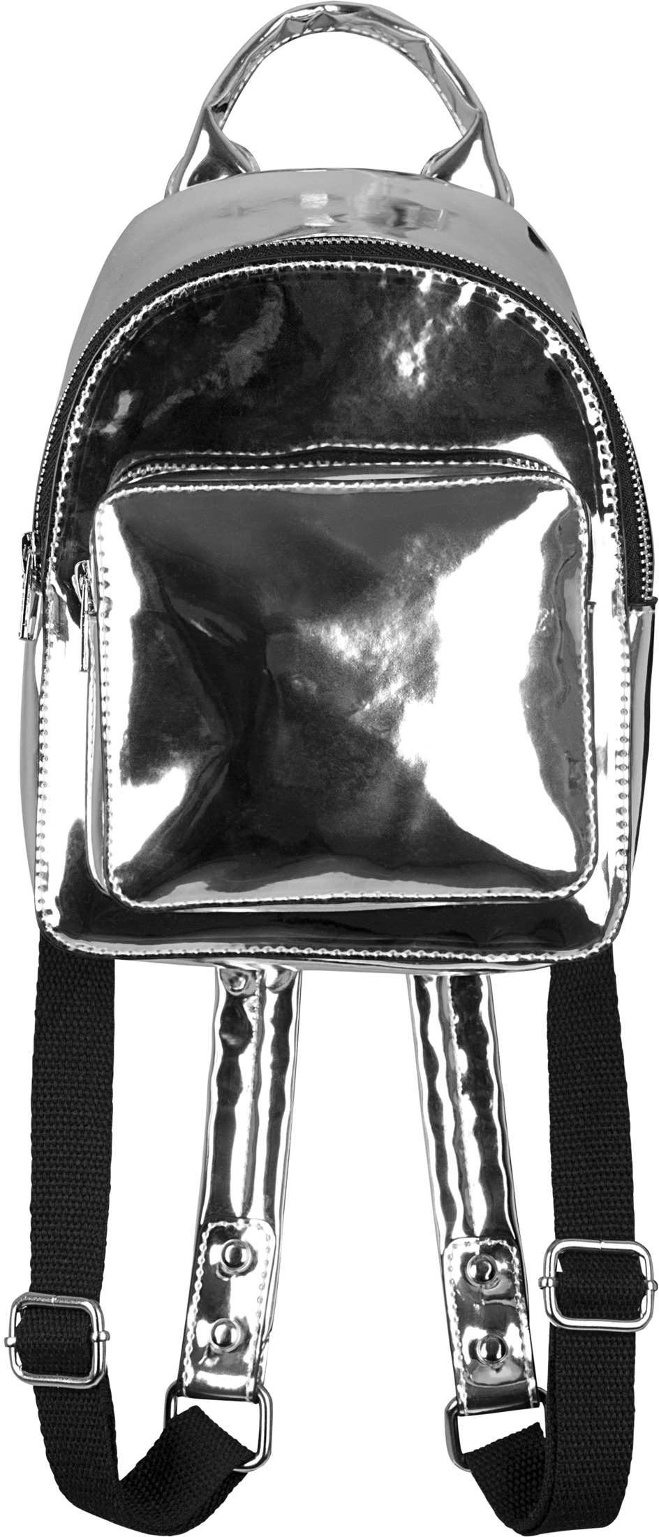 UrbanClassicsTascheMiniMetallicBackpackSilver