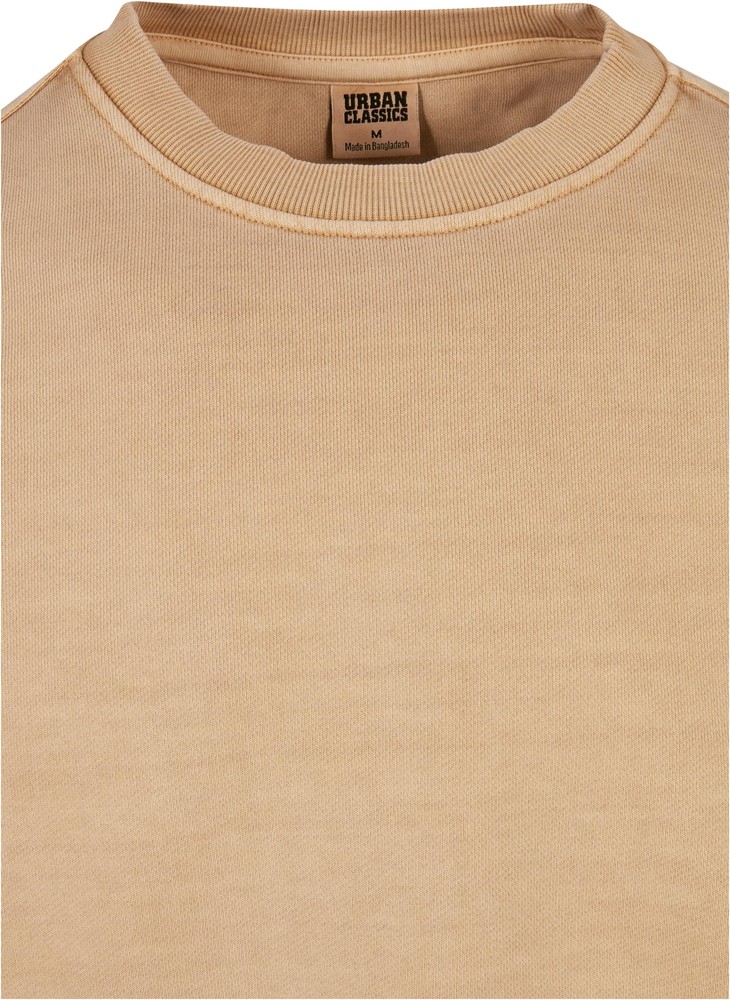 UrbanClassicsSweatshirtHeavyTerryGarmentDyeCrewUnionbeige-3XL