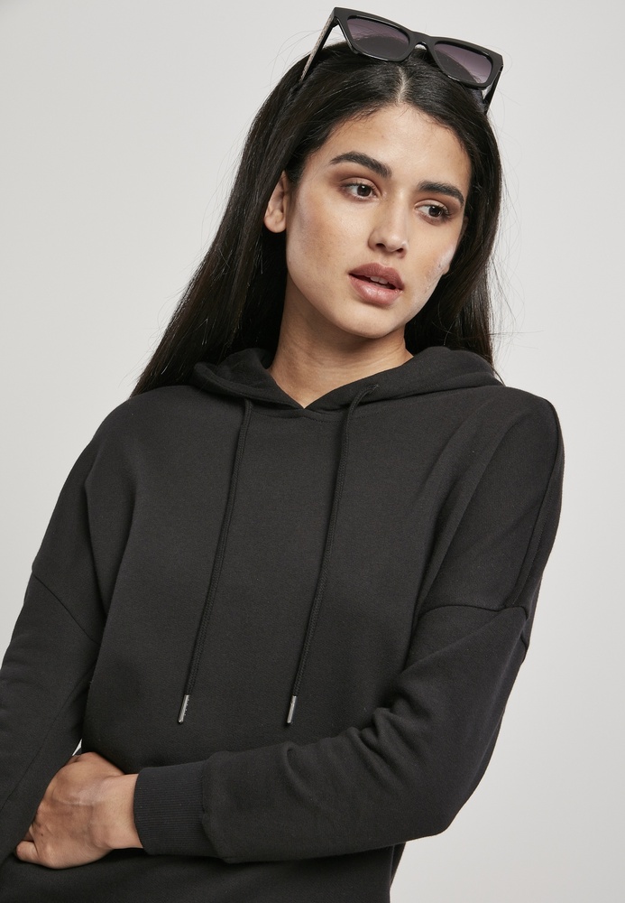 UrbanClassicsDamenKleidLadiesOrganicOversizedTerryHoodyDressBlack-3XL