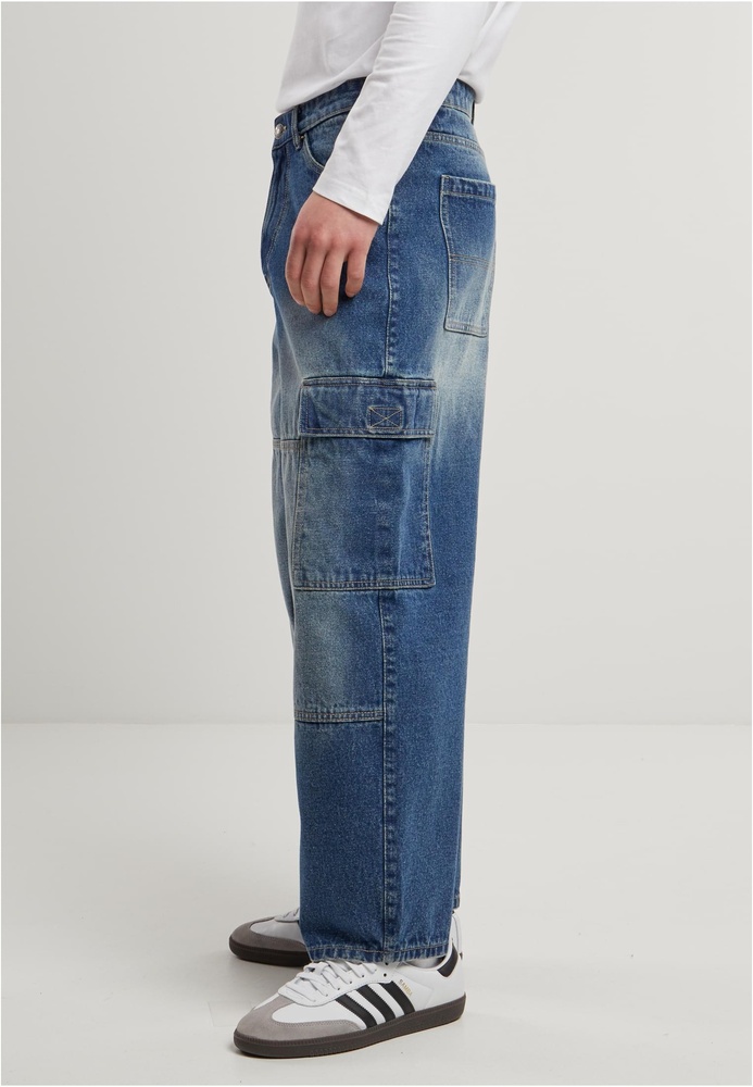 UrbanClassicsTaperedHeavyOunceBaggyCargoJeansTB6747DirtyWashed-28