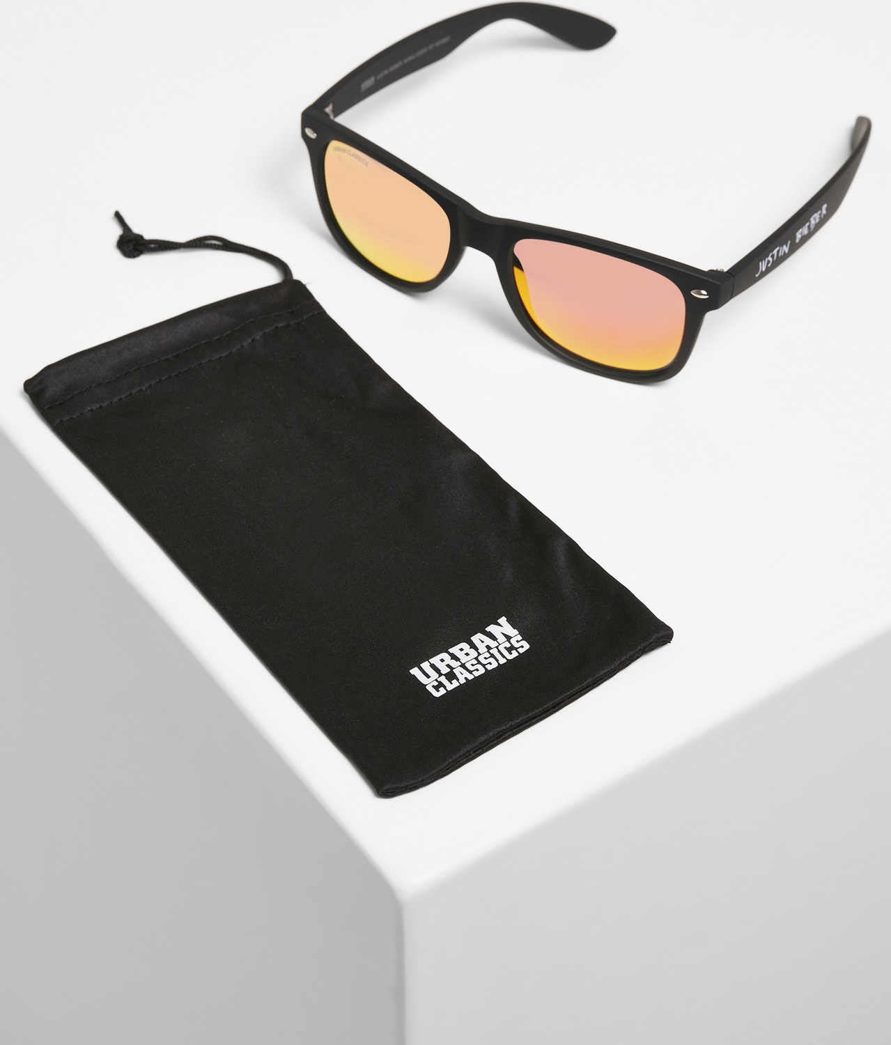 MisterTeeSockenJustinBieberSunglassesMTBlackRed