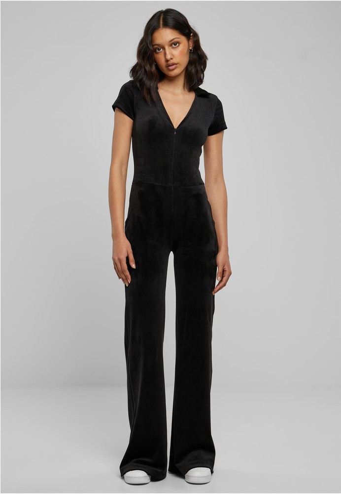UrbanClassicsDamenLadiesVelvetJumpsuit