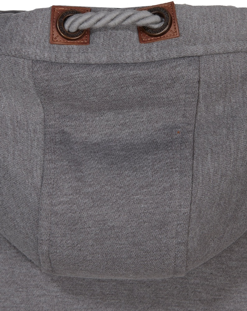 NaketanoDamenSweatjackeBrazzo1801-0301DarkGreyMelange-XS