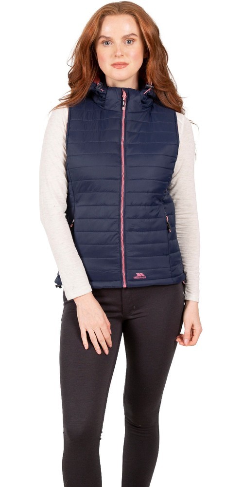 TrespassDamenWesteAretha-FemaleCasualGiletNavyDustyRose-XS