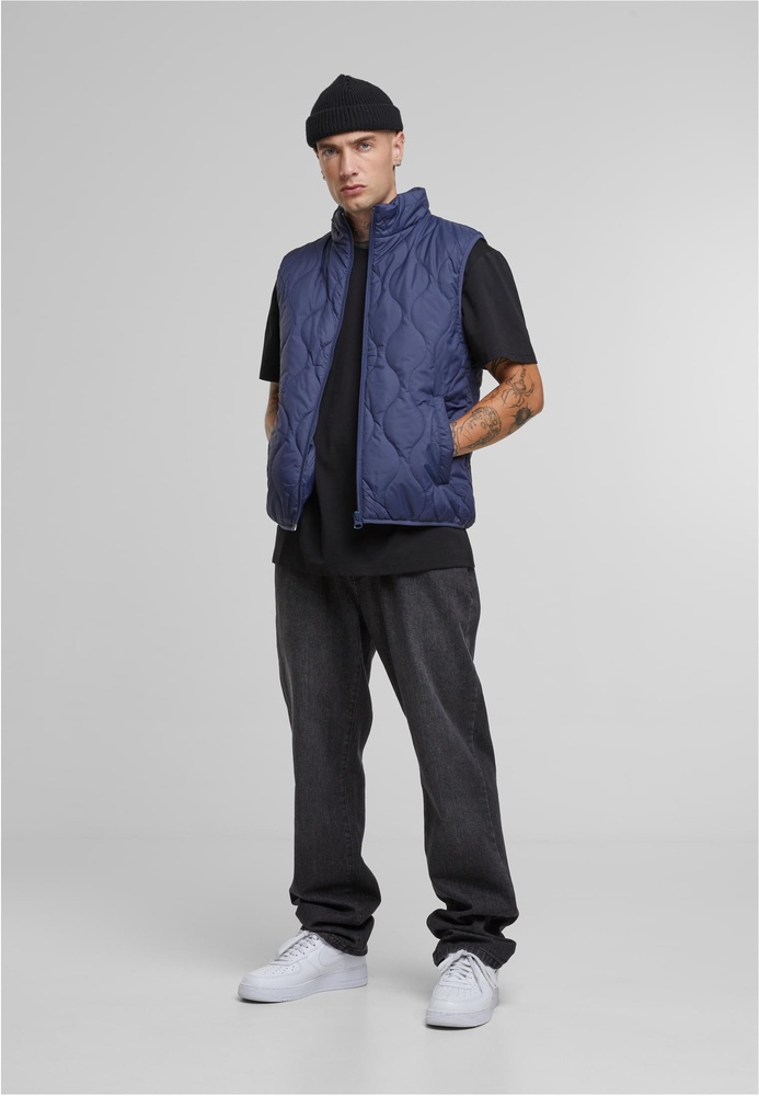 UrbanClassicsSteppwesteMensSuperLightBubbleVestTB7012Navy-3XL