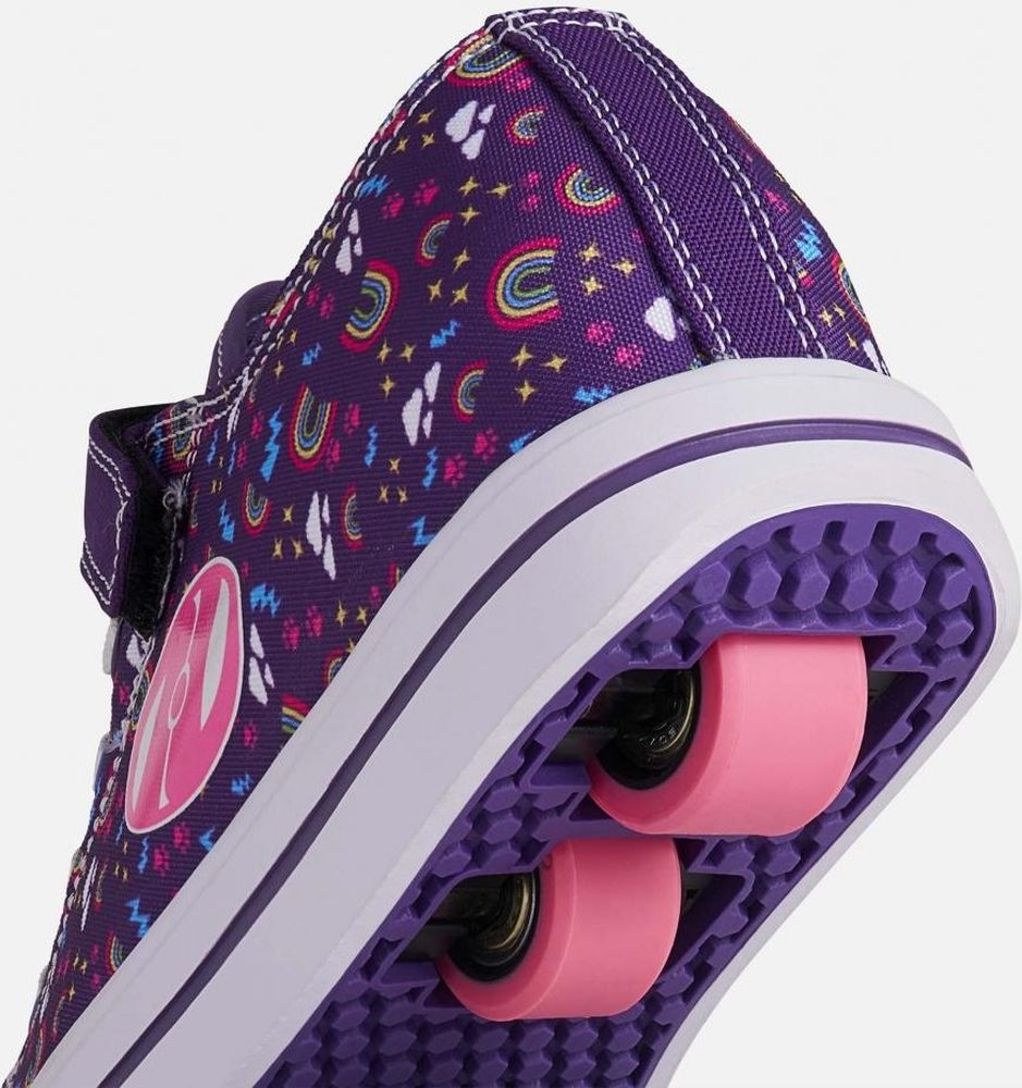 HeelysKinderSneakerSnazzyX2HE100967HE174PurpleMultiRainbow-30