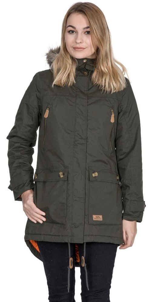 TrespassDamenRegenjackeClea-FemaleJacketTp50DarkKhaki-5XL