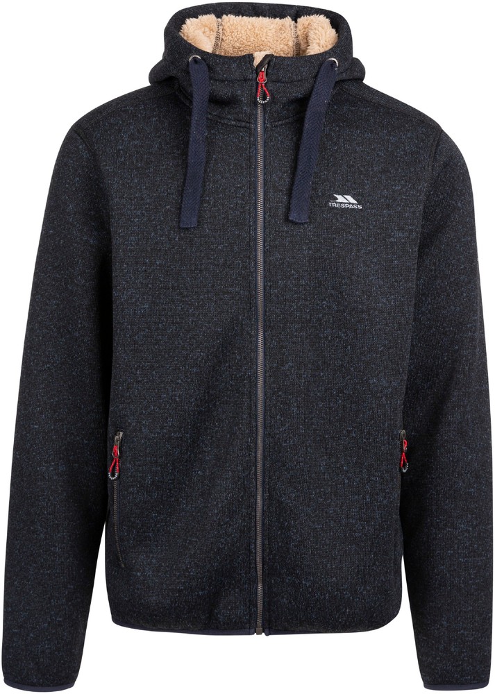 TrespassFleecejackeTableypipe-MaleFleeceAt500NavyMarl-L