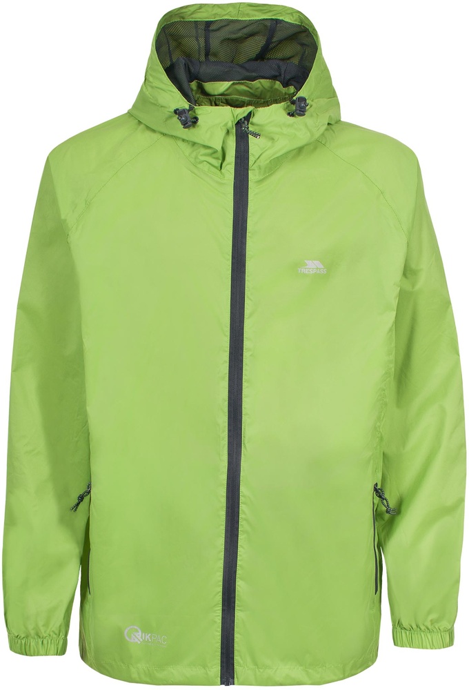 TrespassRegenjackeQikpacJacket-UnisexPackawayJacketTp75Leaf-L