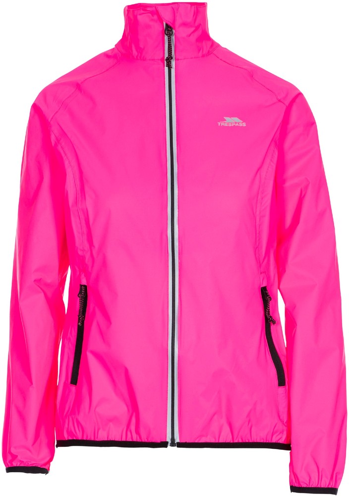 TrespassDamenRegenjackeBeaming-FemaleActivePackawayJacketHiVisibilityPink