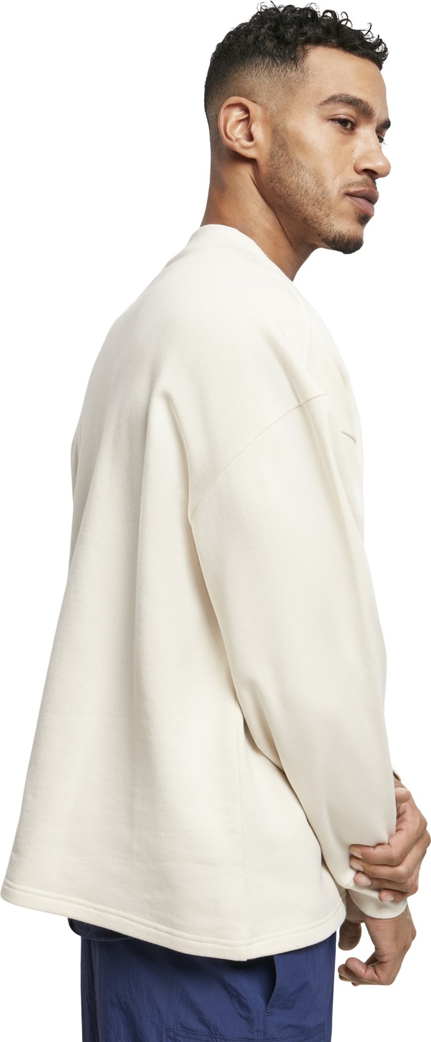 UrbanClassicsHoodieSweatshirtOrganicOversizedBoxyCrewWhitesand-3XL