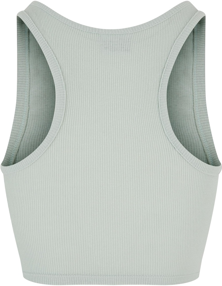UrbanClassicsDamenLadiesCroppedRibTopTB1498Frostmint-3XL