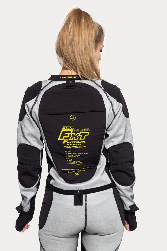 QueenKerosinMotorradinnenjackeQK3202352480Grau