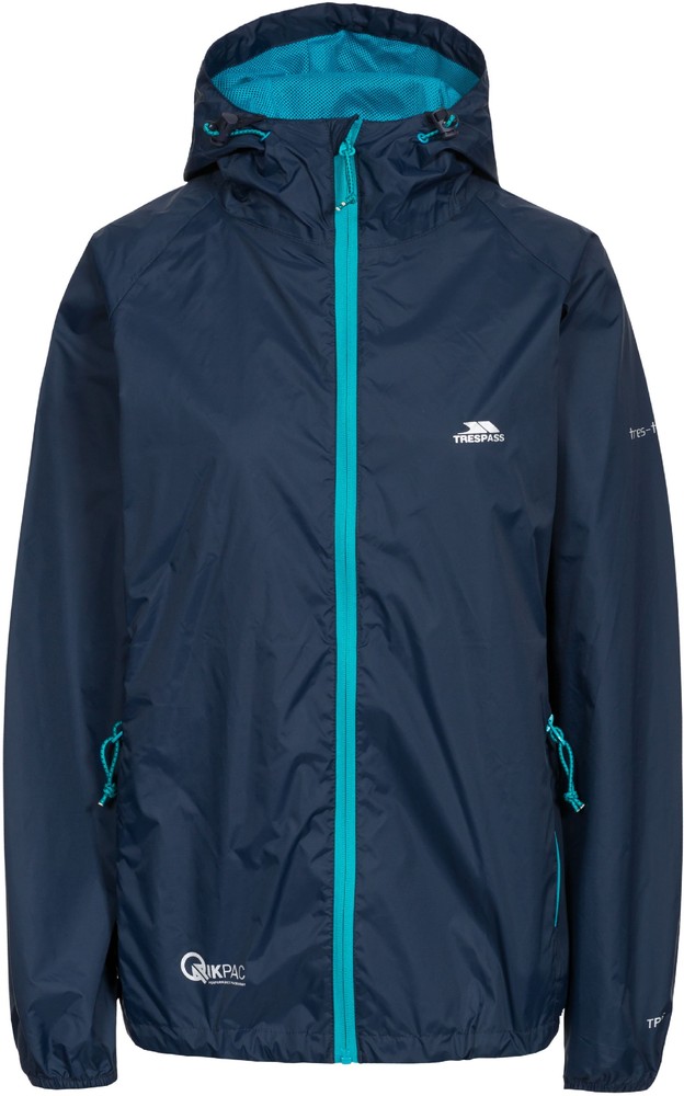 TrespassDamenRegenjackeQikpacFemaleJacketTp75Navy-L