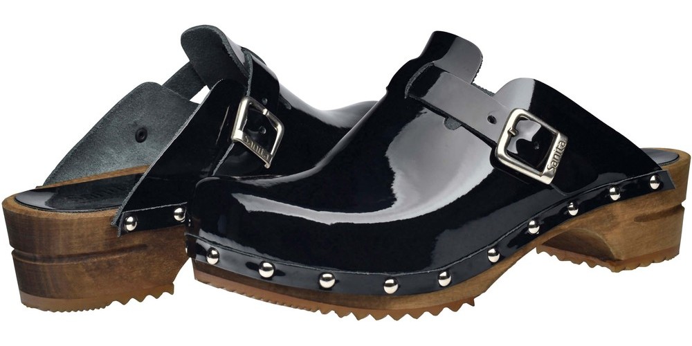 SanitaDamenClogsWood-KrislaOpen478005Black-35