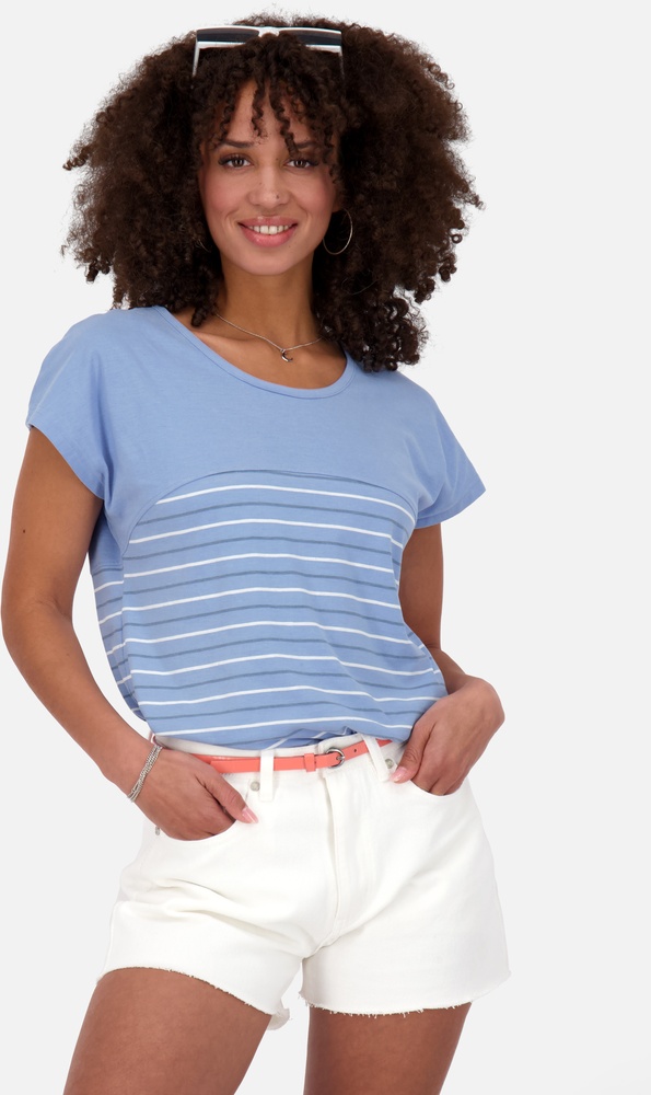 AlifeKickinDamenShirtkurzarmT-ShirtClarettaAKZ62218-2401
