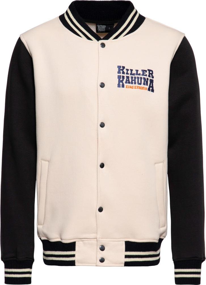 KingKerosinCollegeSweatJackeKillerKahunaKKI34003Ecru-S