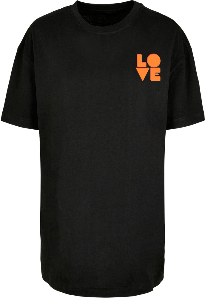 MerchcodeDamenLadiesHugsLoveLoveOversizedBoyfriendTeeMP5012533