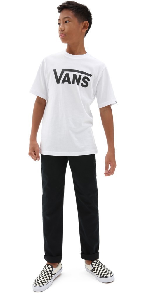 VansJungenKidsT-ShirtByVansClassicBoysWhiteBlack-L