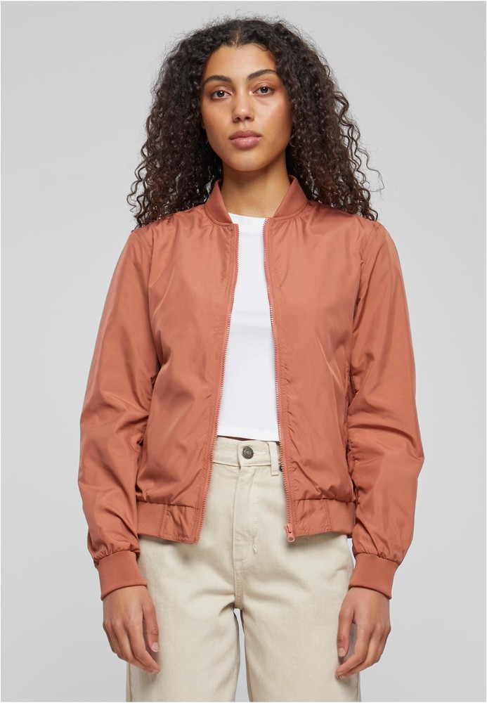 UrbanClassicsDamenLadiesLightBomberJacketTerracotta-3XL