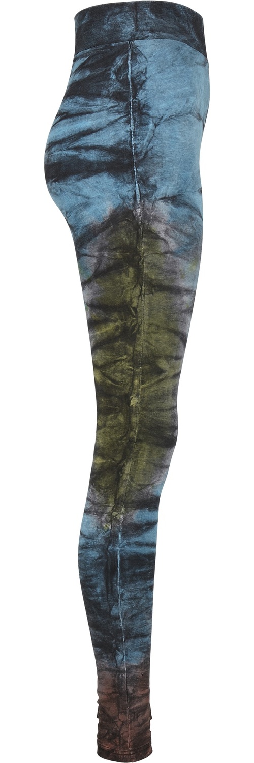 UrbanClassicsDamenLeggingsLadiesCottonTieDyeHighWaistLeggingsBlack