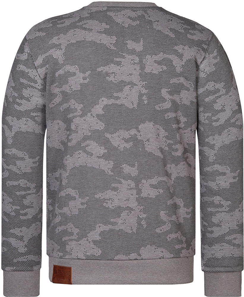 NaketanoPulloverRainerius2300-0207DarkGreyMelangeCamouflage-S