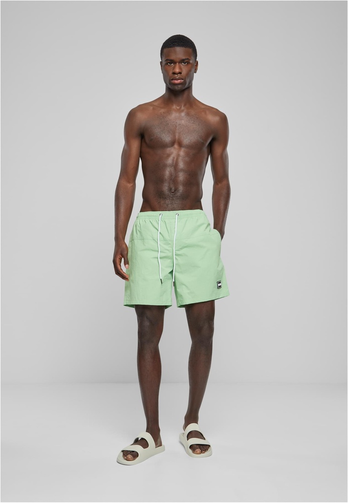UrbanClassicsBlockSwimShortsTB1026Vintagegreen-3XL