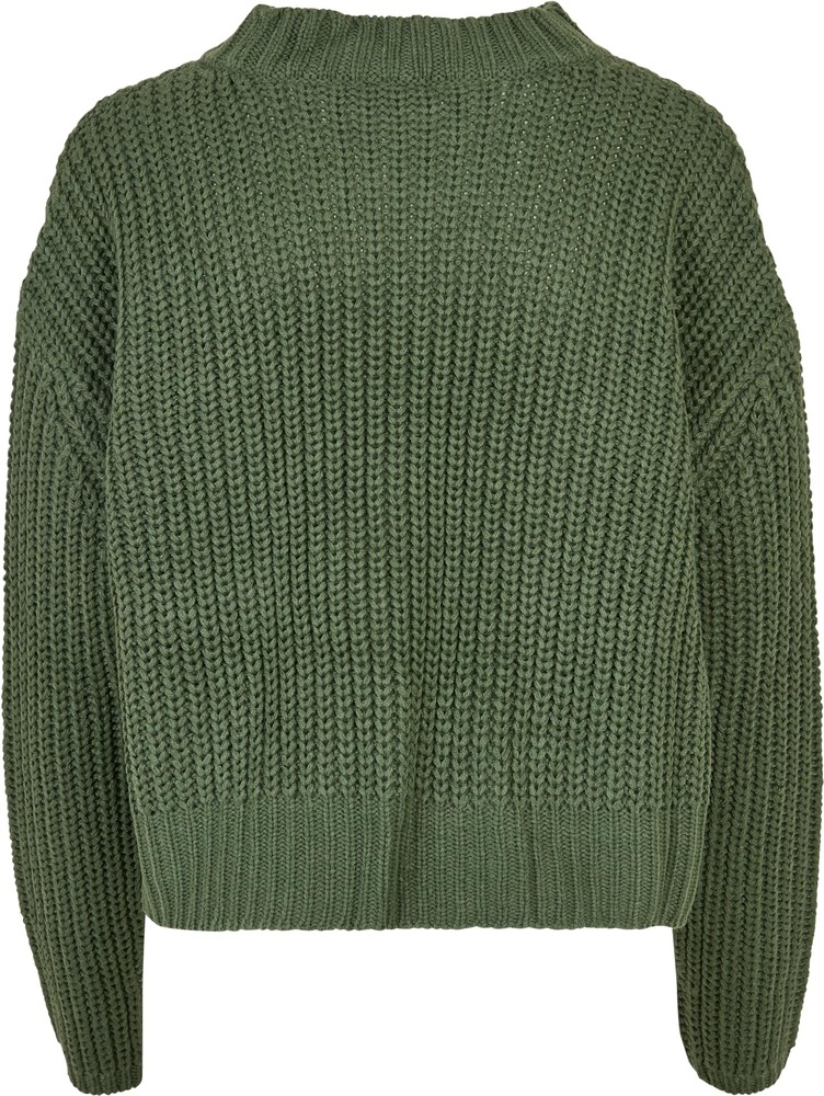 UrbanClassicsDamenSweatshirtLadiesWideOversizeSweaterSalvia-3XL