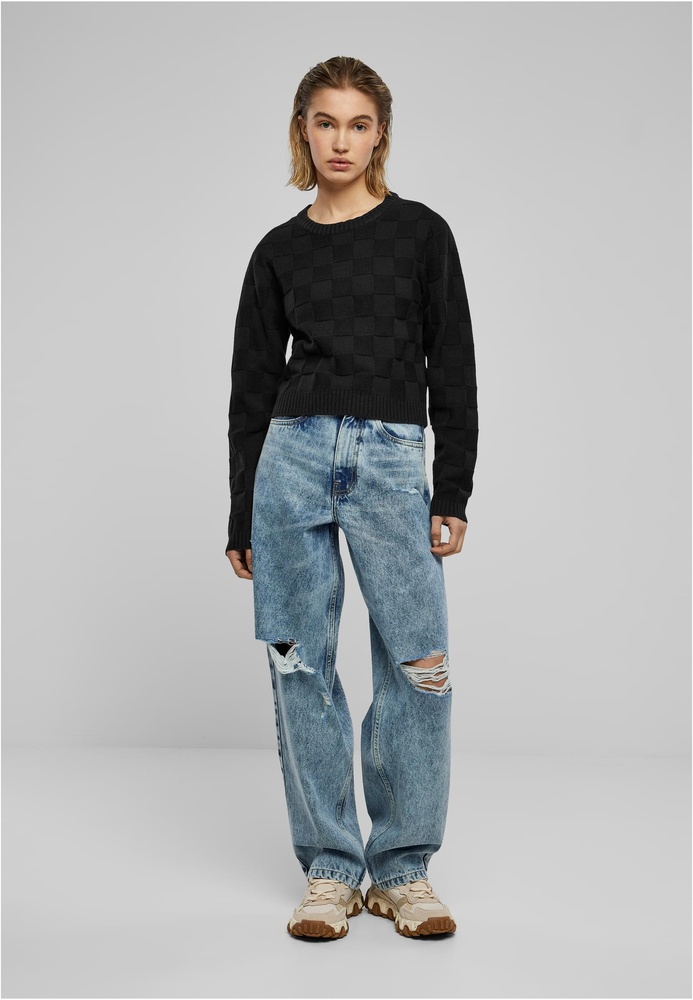 UrbanClassicsDamenLadiesCheckKnitSweaterTB6138