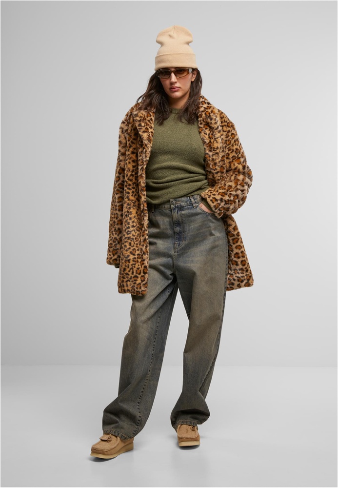 UrbanClassicsDamenJackeLadiesOversizedFauxFurCoatTB7937