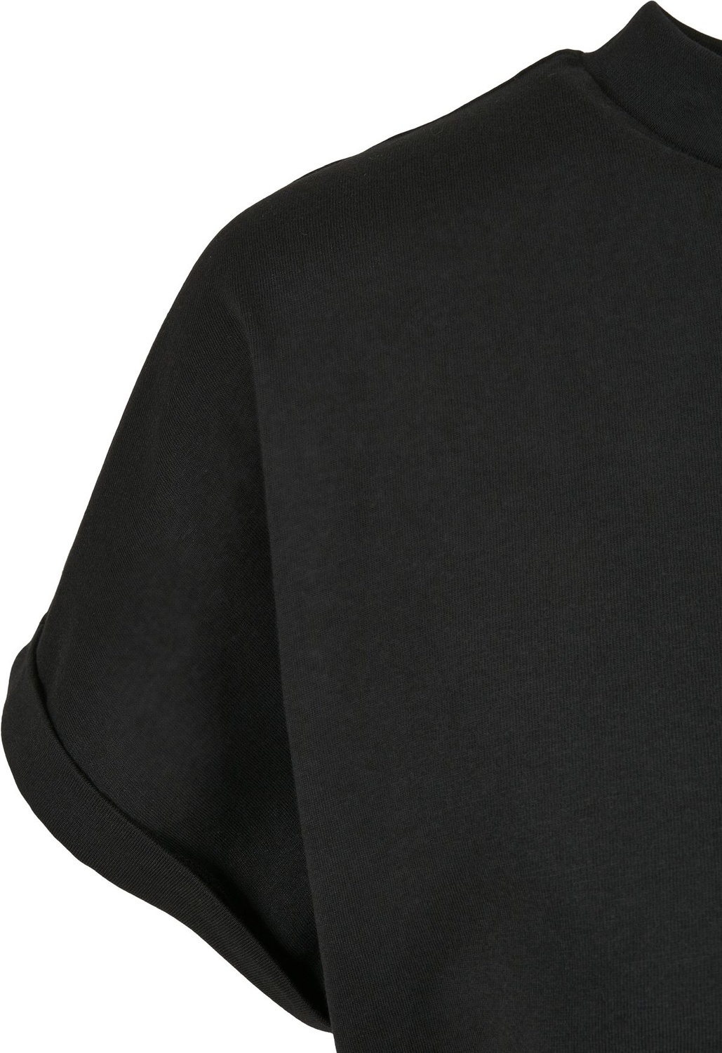 UrbanClassicsDamenKleidLadiesOrganicCottonCutOnSleeveTeeDressBlack