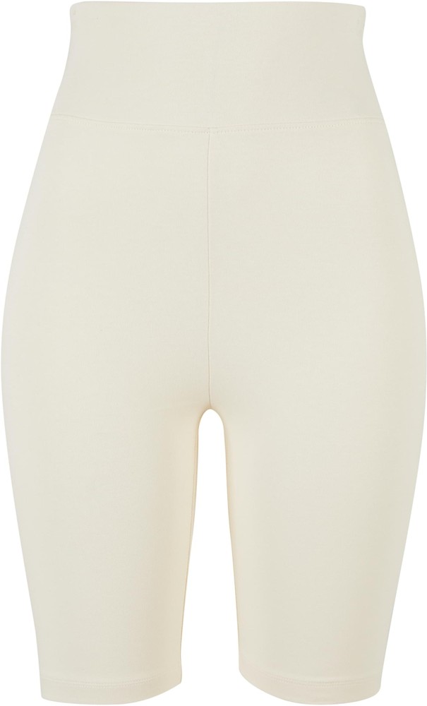 UrbanClassicsDamenLadiesHighWaistCycleShortsWhitesand-3XL