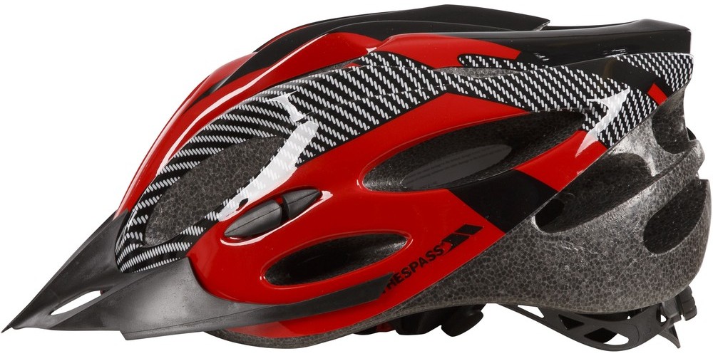 TrespassFahrradhelmCrankster-AdultsCycleSafetyHelmetRedX-LXL