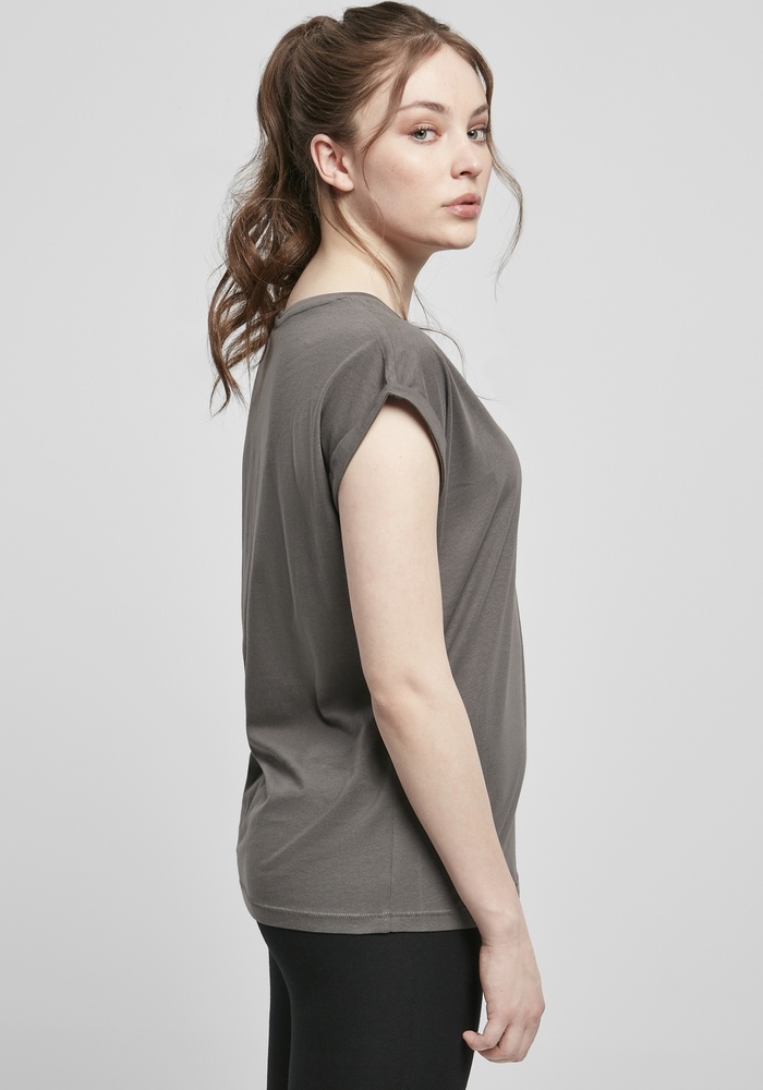 UrbanClassicsDamenT-ShirtLadiesExtendedShoulderTeeDarkshadow-3XL