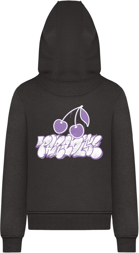 MisterTeeParadiseCherriesHoodyMT4012Black-3XL