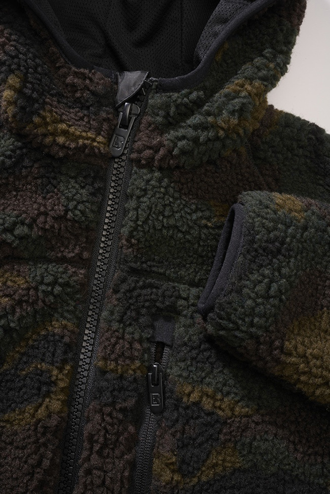 BranditKinderJackeKidsTeddyfleecejacketHoodWoodland-122128