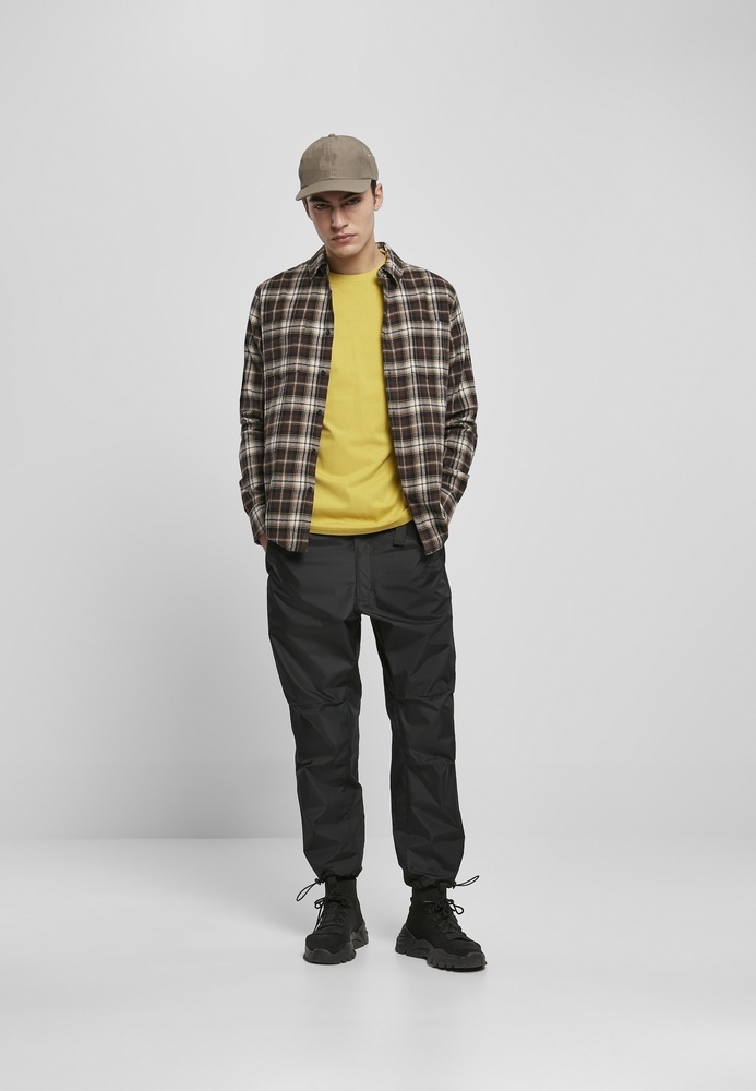 UrbanClassicsHemdCheckedRootsShirtDarkgroundWarmsand-3XL