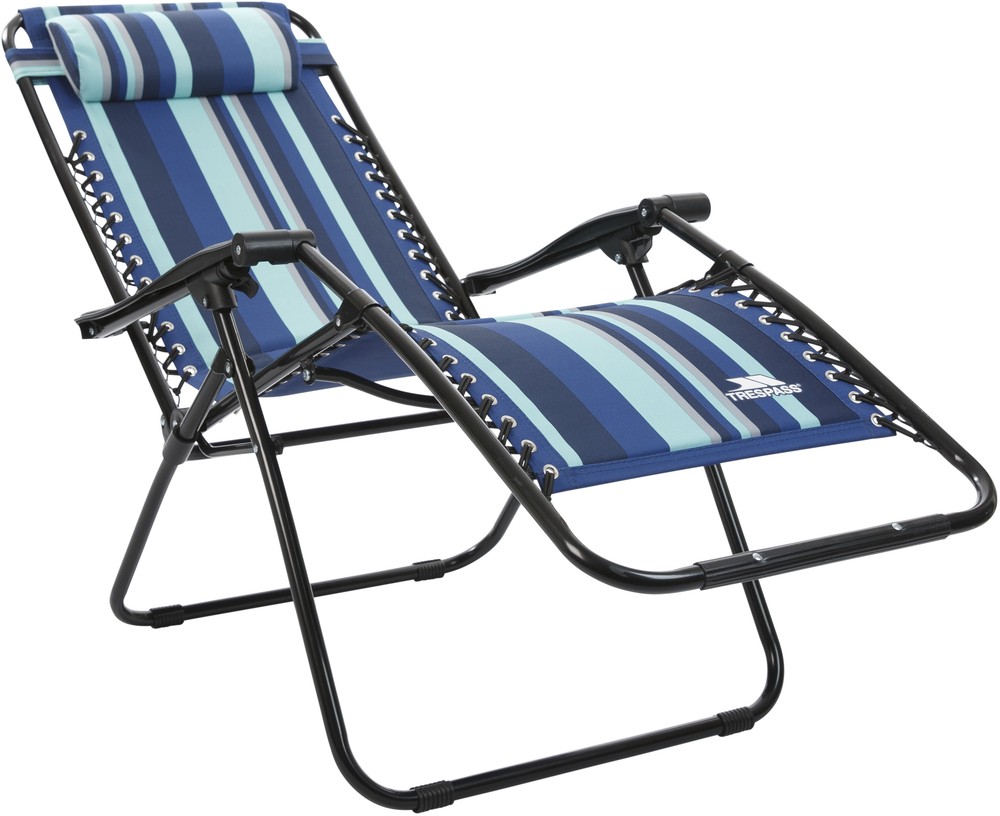 TrespassGlentilt-RecliningChairBlueStripe