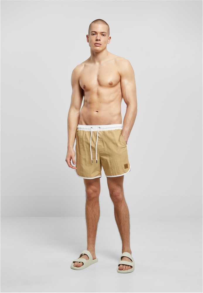 UrbanClassicsRetroSwimshortsWhiteUnionbeige-3XL